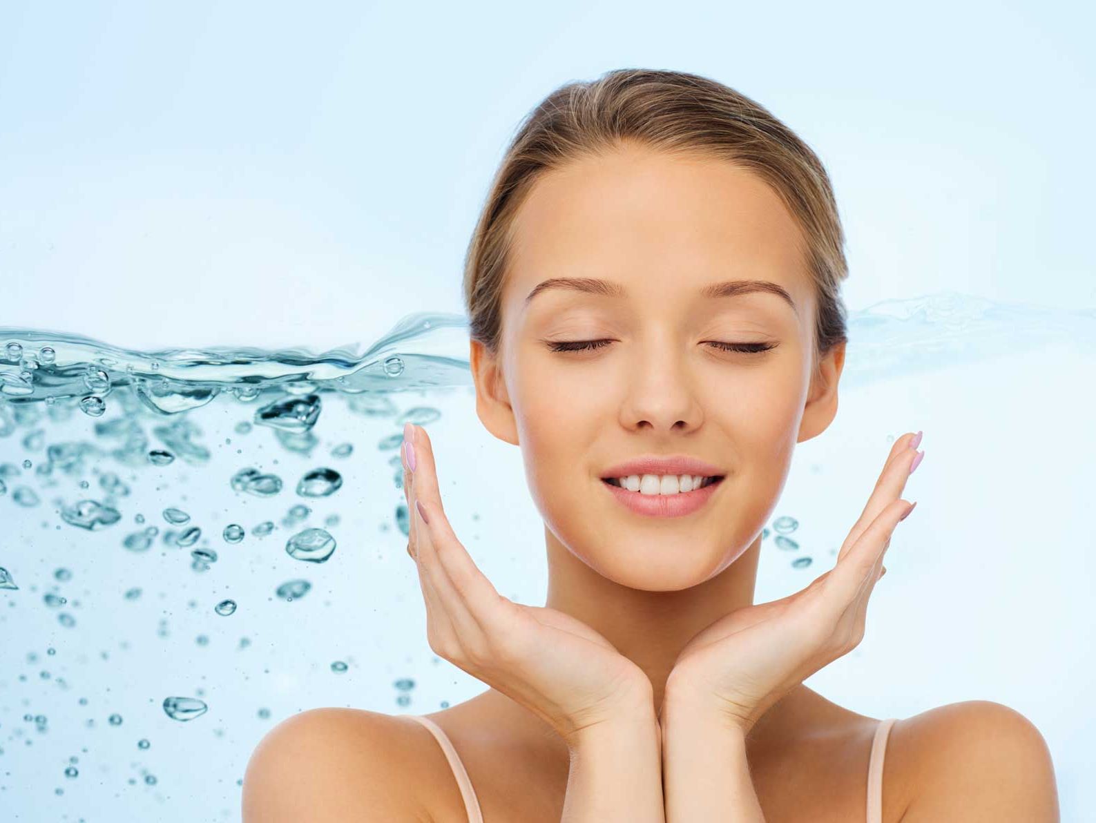 Hydrafacial bei einer Frau